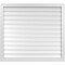Ekena Millwork Vertical Surface Mount PVC Gable Vent: Functional, w/ 2"W x 1-1/2"P Brickmould Frame, 40"W x 36"H GVPVE40X3602SF - alternate 1